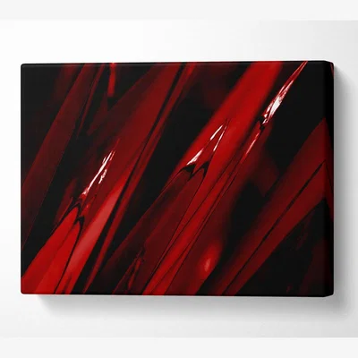 The Range Red Broken Dream Canvas Print Wall Art - Yellow / 81.28cm