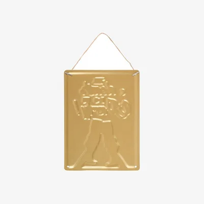 The Range Til Death Do Us Party Skeleton Champagne Sign - Chocolate