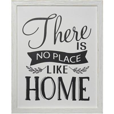 The Range Family Home Framed Wall Plaque - White