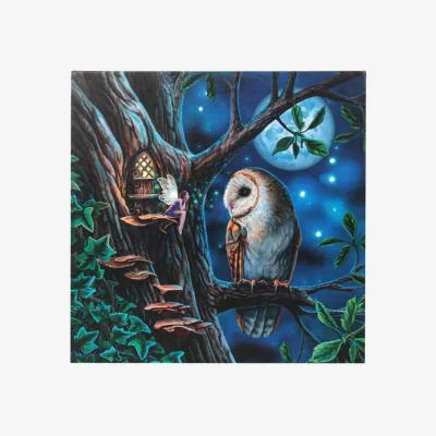The Range Fairy Tales Light Up Canvas Plaque by Magical Wall Decor - Blue