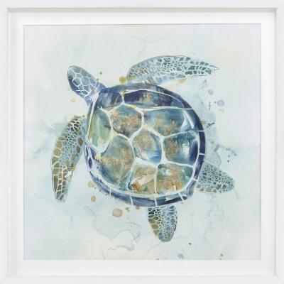 The Range Turtle Embellished Framed Wall Art