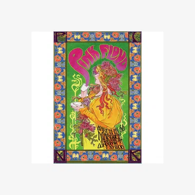 The Range Pink Floyd Marquee Concert Poster - Green/Pink/Yellow