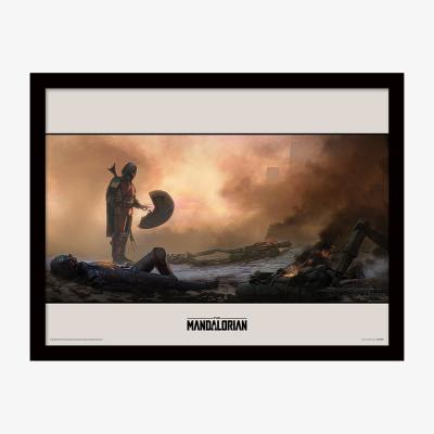 The Range Star Wars The Mandalorian (Meet) Framed Print