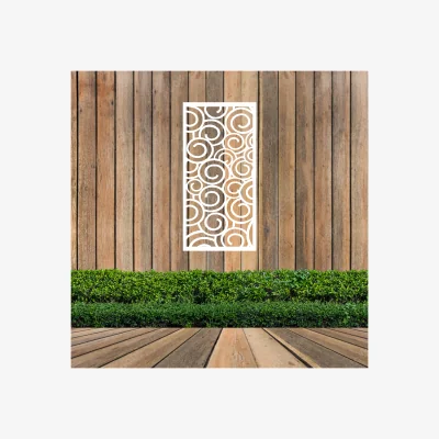 The Range Flemiox Screen Metal Wall Art - White