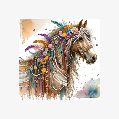 The Range Boho Horse Diamond Painting Kit - Multi