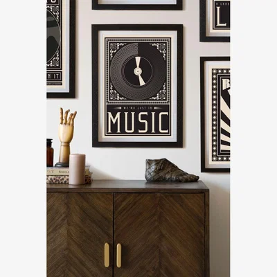 Rockett St George Framed Lost In The Music Art Print