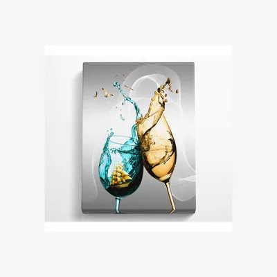 The Range Cheers Canvas Print - Black / 101.6cm