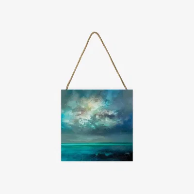 The Range Scott Naismith (Isle Of Skye Emerges) Wooden Block - White