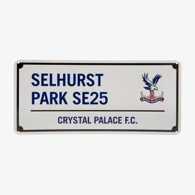 The Range Crystal Palace FC Selhurst Park SE25 Plaque - White/Blue