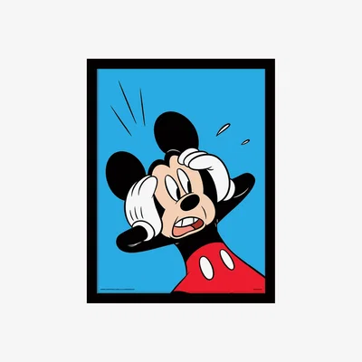 The Range Mickey Mouse (Shocked) Framed Print