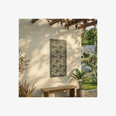 The Range Uton Screen Metal Wall Art  - Anthracite grey