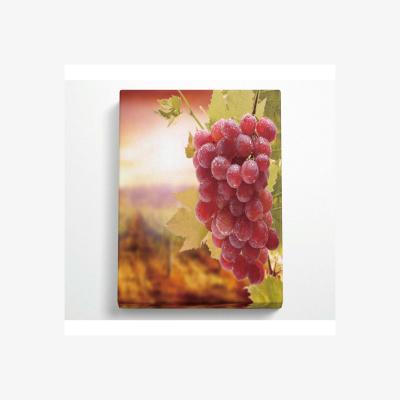 The Range Bunch Of Grapes Canvas Print - Black / 81.28cm