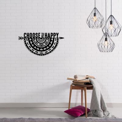 The Range Choose to Be  Wall Art Metal Decorative Object - Black - Black