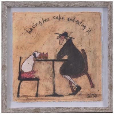 The Range Sam Toft Having Her Cake Framed Print