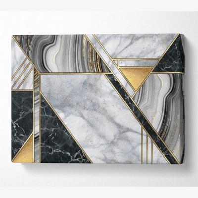 The Range Triangles Of Marble - Yellow / Medium 20 x 32 Inches
