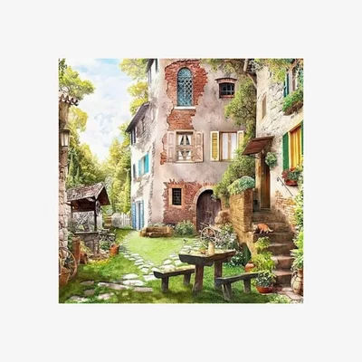 The Range Wishing Well Painting by Numbers - Multi