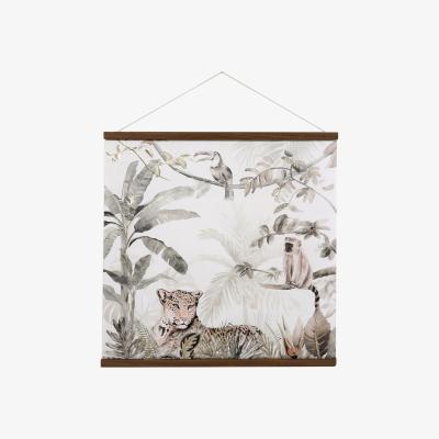 The Range Foiled Jungle Tapestry Style Art
