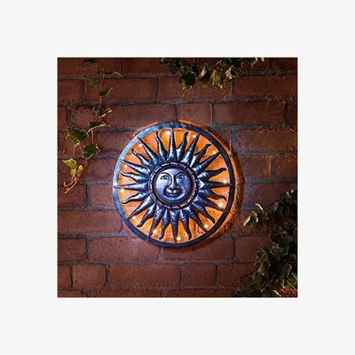 The Range 40cm Bronze Sun Metal Wall Art - Bronze