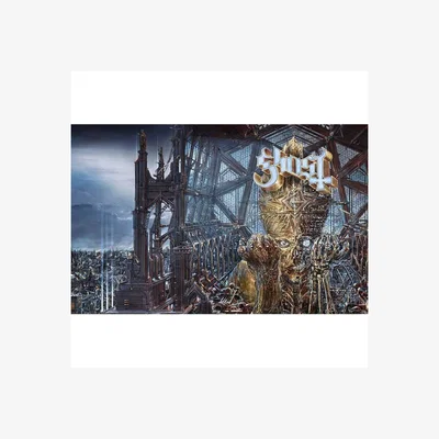 The Range Ghost Impera Textile Poster - Blue/Gold