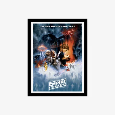 The Range Star Wars The Empire Strikes Back (One Sheet) Framed Print