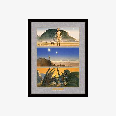The Range Star Wars (Tatooine The Saga Begins) Framed Print