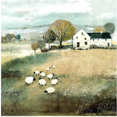 The Range S.Holbrooke Meadow Grazing Canvas