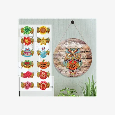 The Range Owl Tin Magnets Diamond Painting Kit - Multi