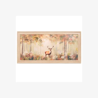 The Range Heart of the Woodland Framed Print - Neutral