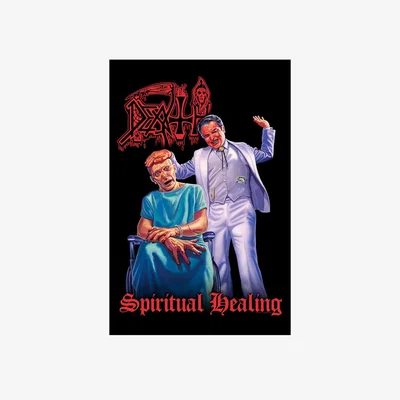 The Range Death Note Spiritual Healing Textile Poster - Black/Red