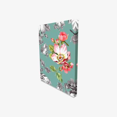 The Range Flowers Budget - Wrapped Canvas Graphic Art Print - Green / 61cm / 91cm