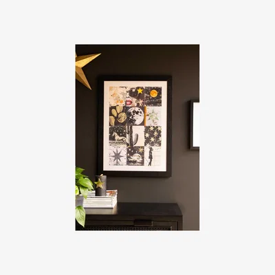 Rockett St George Black & White Wild West Print - Framed Or Unframed Available