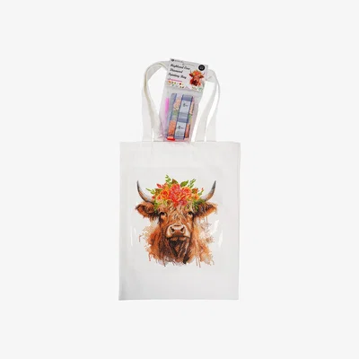 The Range Highland Cow or Cub Diamond Painting Bag