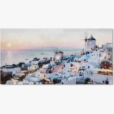The Range Richard Macneil Santorini Canvas