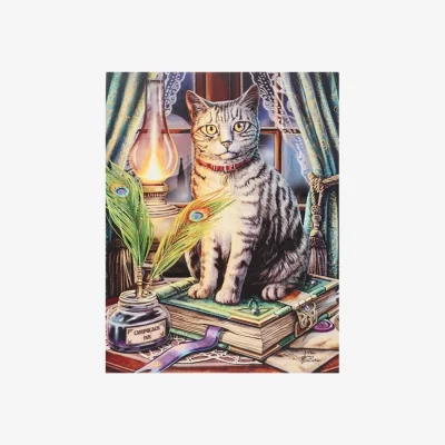 The Range Lisa Parker Book of Shadows Canvas Wall Plaque - 19x25cm Art Decor - Green