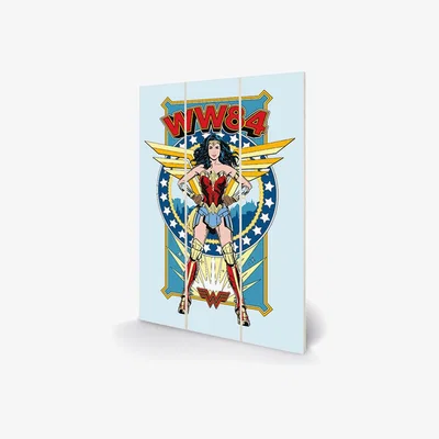 The Range Wonder Woman 1984 (Retro Comic) Wall Art