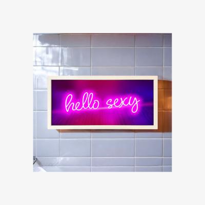 The Range Wall Art Framed Print Home Hello Sexy - White