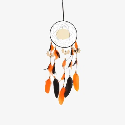 The Range Halloween Pumpkin Dreamcatcher Decor - Orange