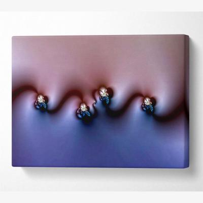 The Range Liquid Diamond Canvas Print Wall Art - Yellow / 50.8cm
