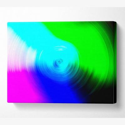 The Range Colour Wheel Canvas Print Wall Art - Yellow / 81.28cm