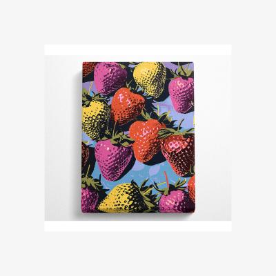 The Range Bold Colour Strawberries Canvas Print - Black / 66.04cm