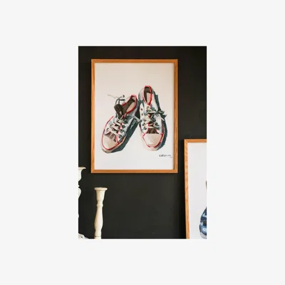 Rockett St George The Sneakers Framed Art Print