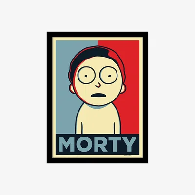 The Range Rick and Morty (Morty Campaign) Framed Print