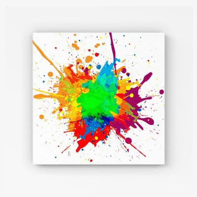 The Range Paint Splash! HD Metal Print - Green / 56cm