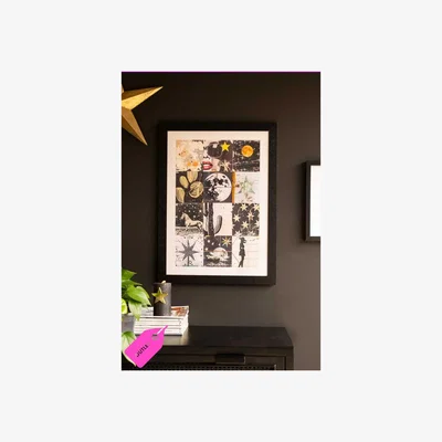 Rockett St George Black & White Wild West Print - Framed - SECONDS