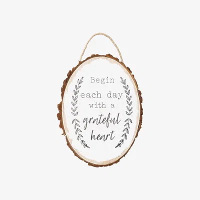 The Range Grateful Heart Wall Plaque
