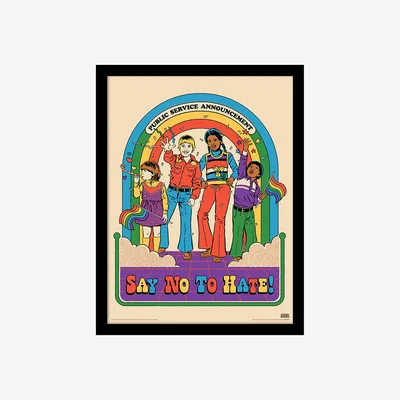 The Range Steven Rhodes (Say No To Hate) Framed Print