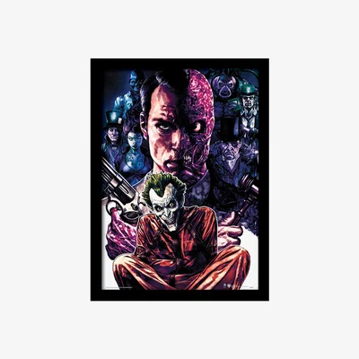 The Range DC Comics (Criminally Insane) Framed Print