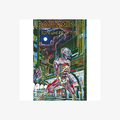 The Range Iron Maiden Somewhere In Time Textile Poster - Multicoloured
