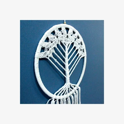 The Range Tree of Life Dreamcatcher Huge 42cm - White