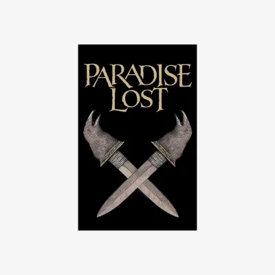 The Range Paradise Lost Obsidian Dagger Textile Poster - Black
